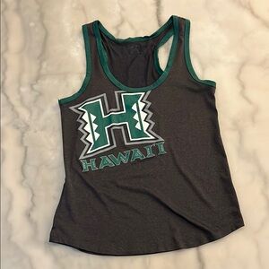 Gray and Green Hawaii Tank Top